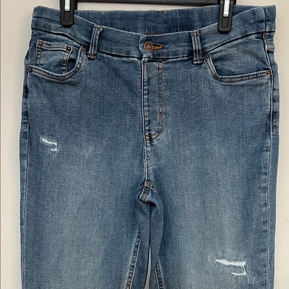 Denim & Co Canyon Retreat Regular Easy Stretch Straight Leg Women's Jeans - Picture 3 of 12